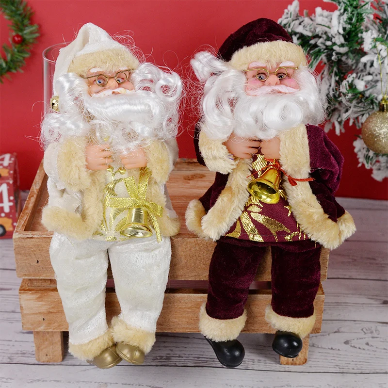 

Christmas Santa Claus Doll Kids' Favorite New Year Gift Toys Merry Christmas Home Hanging Ornament Xmas Decor Navidad Natal 2023