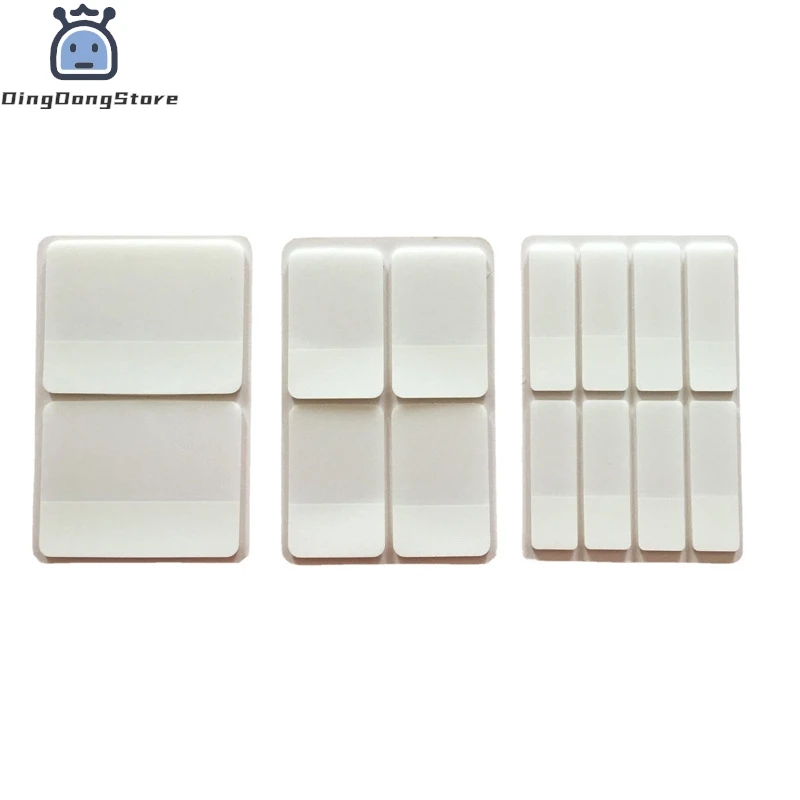 40/80/160 Pages Frosted Simple Pure White Index Stickers Transparent Label Stickers DIY Sticky Notes Office School Supplies