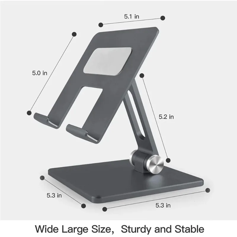 Tablet computer, mobile phone, desktop folding, lazy person portable stand, 180 degree freely adjustable metal material