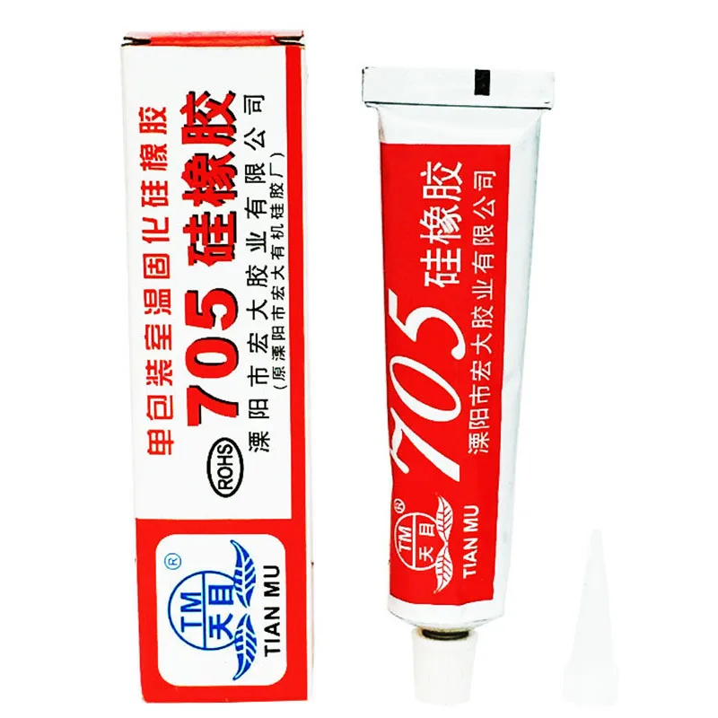 Tenda ao ar Livre Impermeável Repair Glue Gel de Borracha de Silicone Transparente Vedantes Adesivos Alta Temperatura 50ml 705