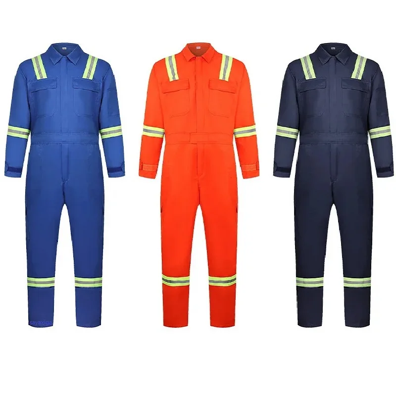 

Hi Vis Work Overall Auto Repair Workshop Welding Suit Mechanic Uniform Coal Miner Mariner Porter Coverall Reflective Safety Suit