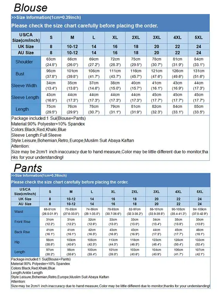 ZANZEA Women Muslim Suit Abaya Kaftan 2PCS Long Sleeve Split Hem Blouse Wide Leg Pants Sets Solid Elegant Outfit Tracksuits