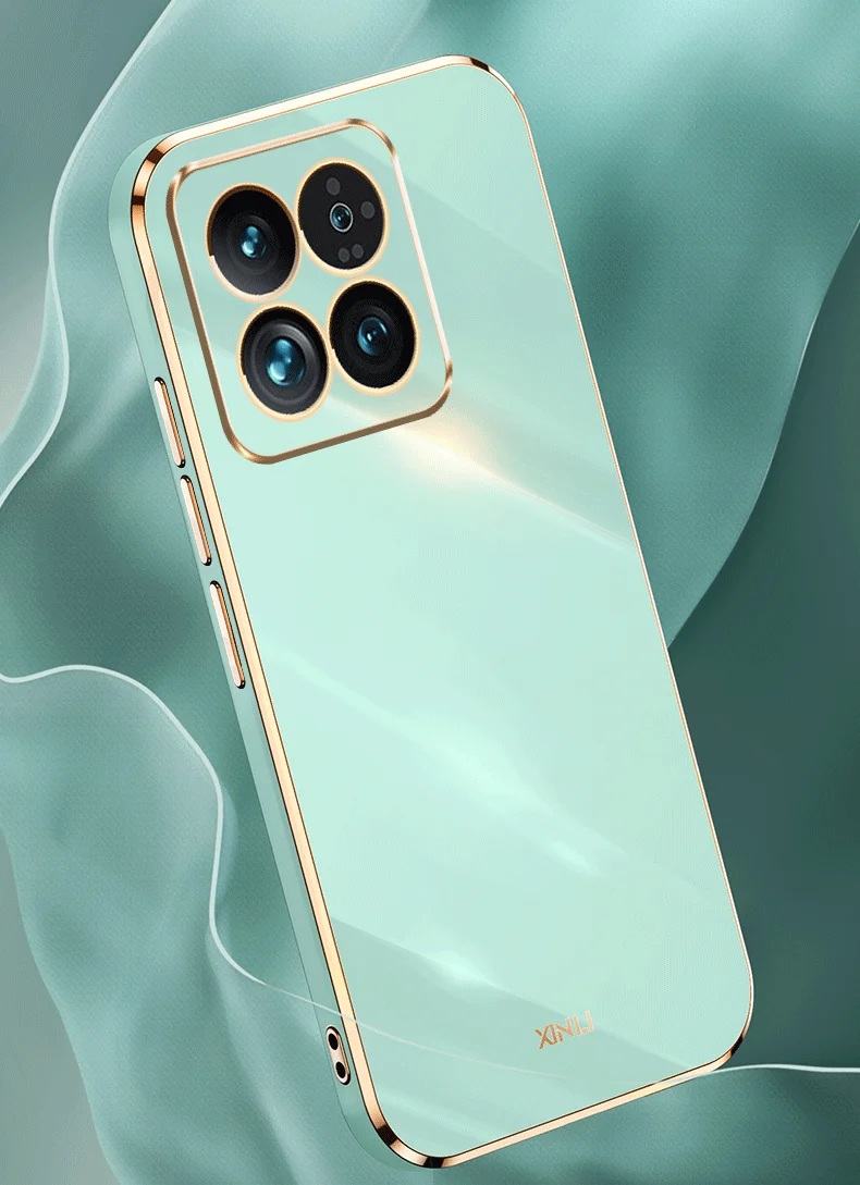 6D elektropläterat fodral för Xiaomi 14 Ultra Civi3 13T POCO C55 X5Pro Redmi Note 13 12 Pro Plus 12C 12r 12s skal_voghion.com