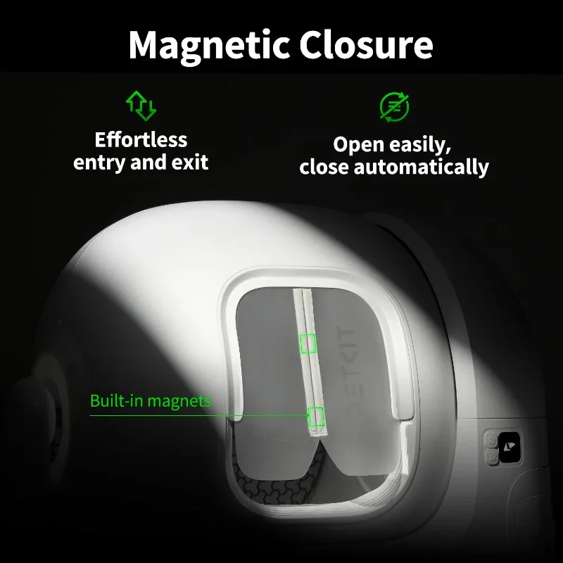 Tenda Magnetica Antipolvere 2.0 Petkit per Lettiera Intelligente per Gatti, Compatibile con MAX 2 e MAX Pro - Applicabile - immagine 3