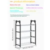 4 layer 56*47*19cm Household storage rack Simple shoe cabinet Shoe storage rack Cat galvanized tube shoe rack 6