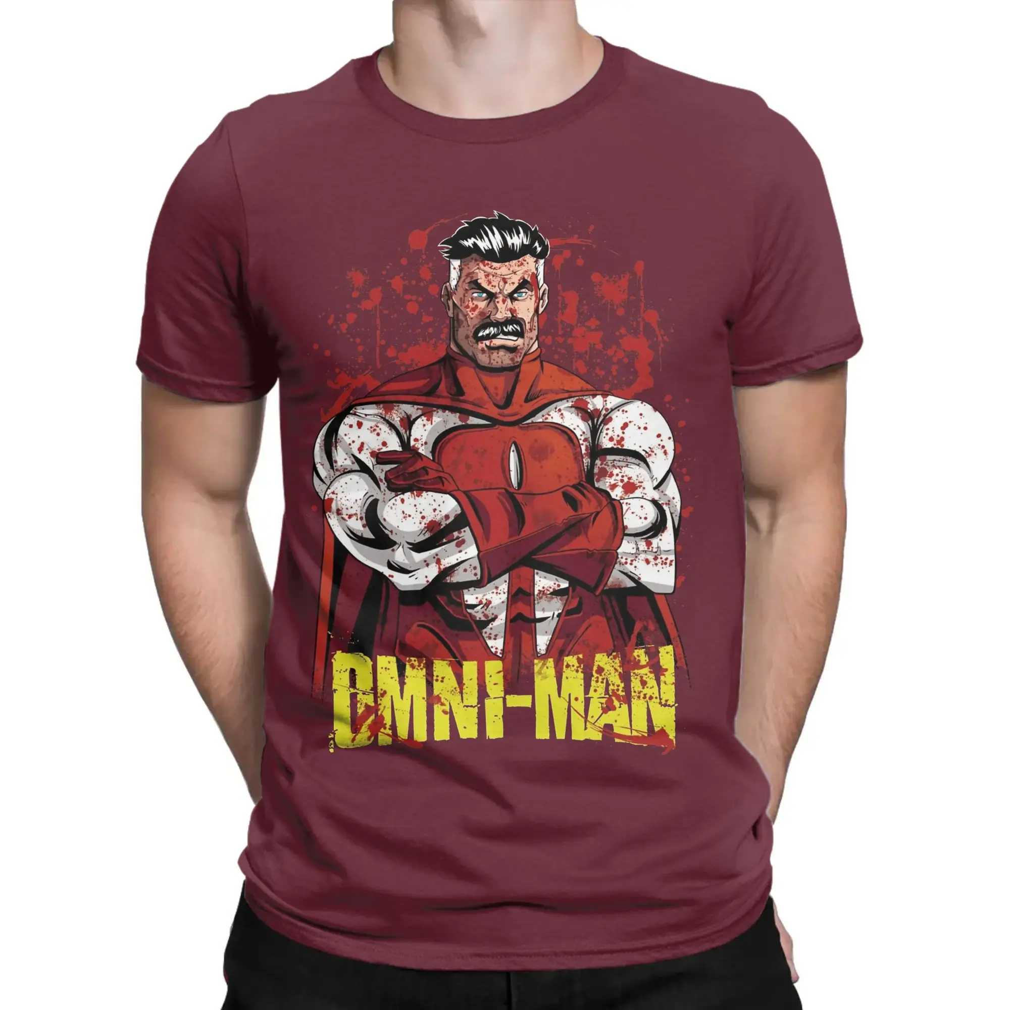 Oversized 100% Cotton Hip Hop T-Shirt with Y2K Funny Design