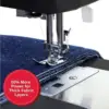 Singer Heavy Duty 4432 High Speed Black Sewing Machine With Accessory Kit | Strong Motor With Enhanced Piercing Power, 110 5