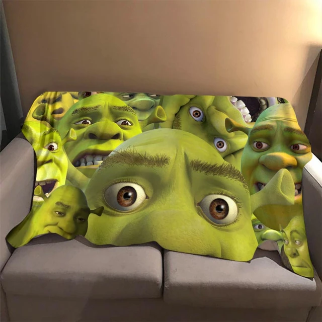 Anime blanket Come To My Swamp - Shrek Flannel Blanket Super Soft