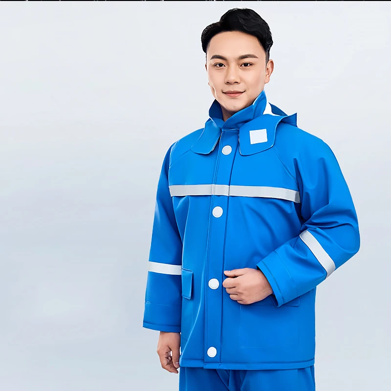 Rainwear Motorcycles Man Fashion Motorcycle Raincoat Double