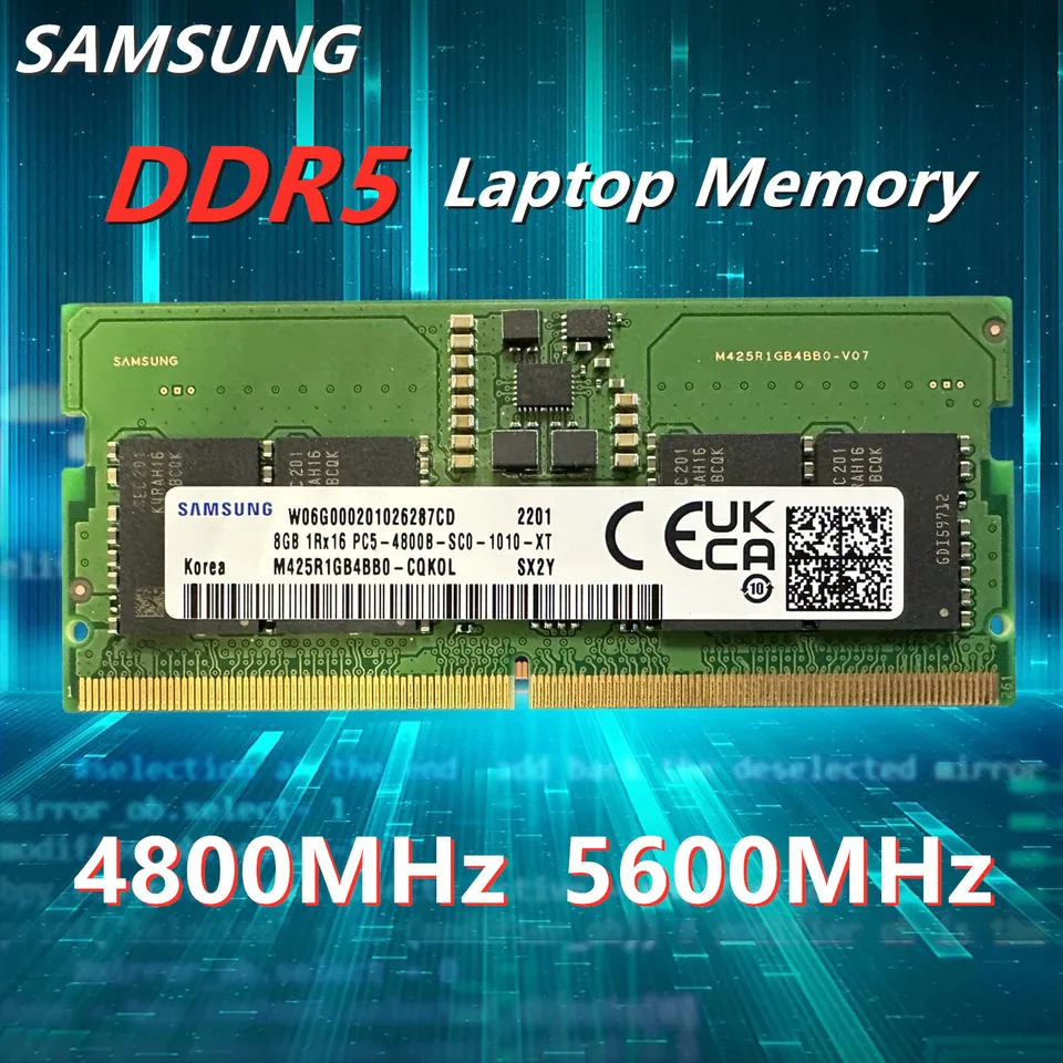 SAMSUNG DDR5 8GB 16GB 32GB 4800MHz 5600MHz Original SODIMM 1.1V