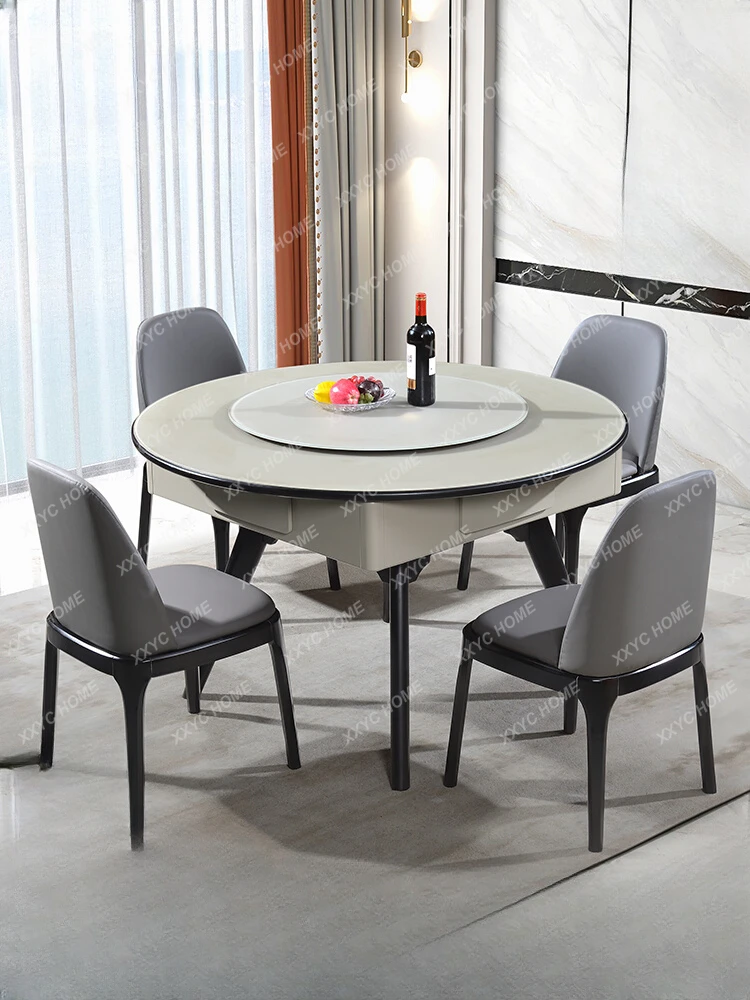 

Mahjong Machine Automatic Household Solid Wood Mahjong Table Dining Table