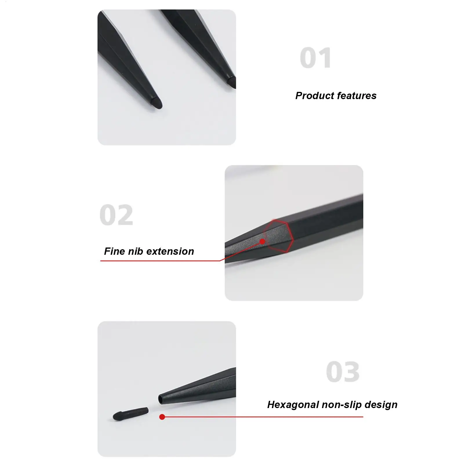 Penna per schermo didattico con doppia punta per disegno - immagine 3