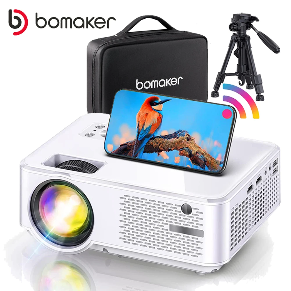 Bomaker Full Hd Projector C9 Android Wifi Led Projector Support 1920 X