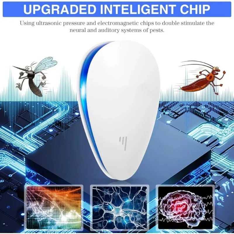New Mice Mouse Repellent Anti Mosquito Repellent for Mice Rodent Pest for Control Rodent Rat Repellent Ultrasonic Electronic