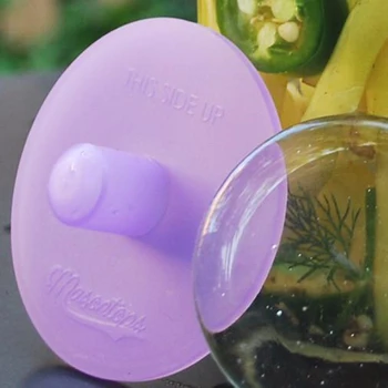 86mm Silicone Waterless Airlock Fermentation Lid with Metal Ring for Wide Mouth Mason Jar for Sauerkraut Fermented Kitchen Tool 3
