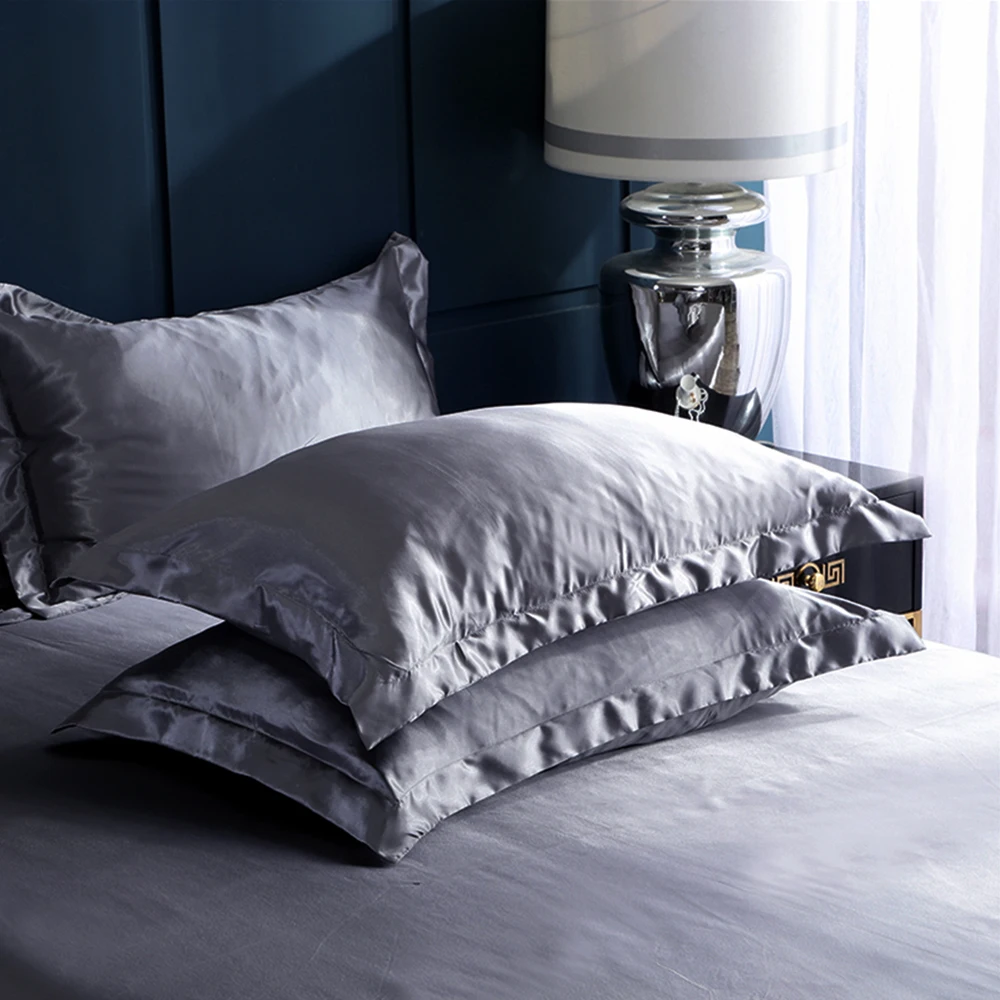 Pillowcase Silk Pillow Cover Silky Satin Beauty Pillow Case Comfortable Breathable Pillow Case Home Decor Wholesale Dropshipping 5