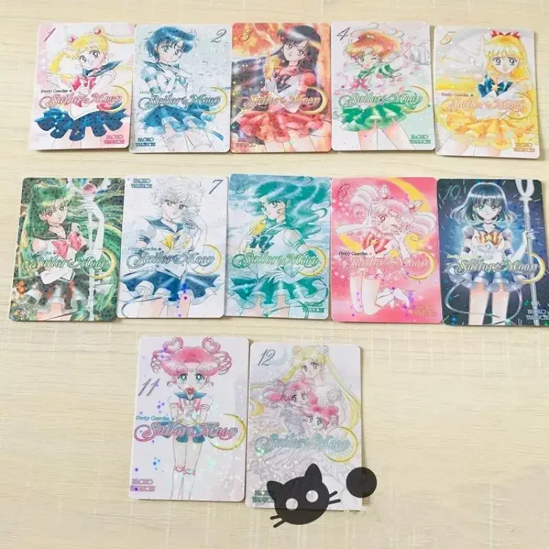 10 Pz/Set Sailor Moon Mizuno Mizuno Ami Sailor Mars New Queen Serenity Personaggi Anime Classic Series Collection Card Gift Toy