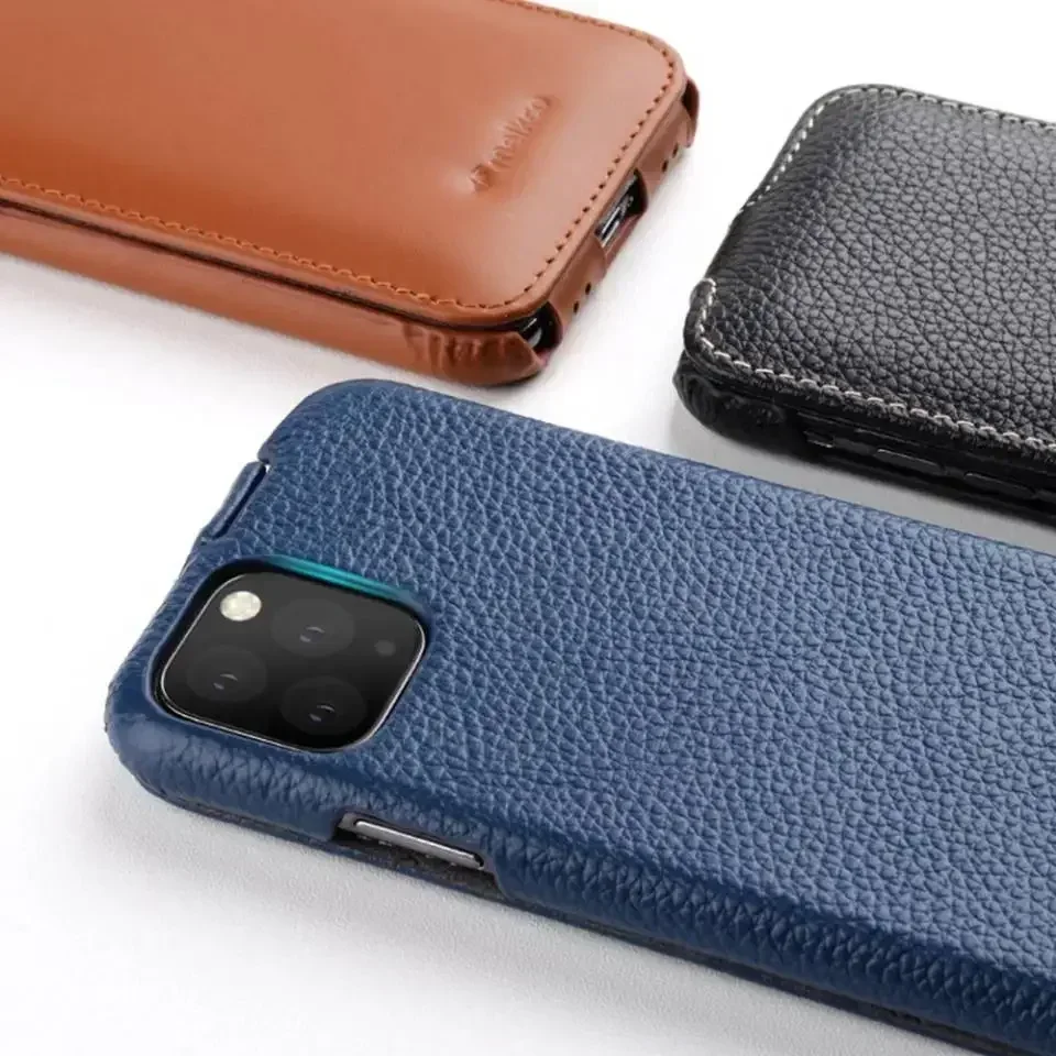 Melkco Premium Vertical Genuine Leather Case - First Layer Cowhide Cover