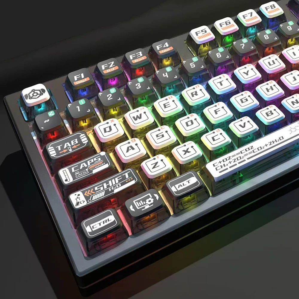 SAX Profile Pudding Keycaps PBT PC for Cherry MX Switches on 61 63 67 68 75 84 87 96 104 108 Mechanical Keyboards 8 Sb88f7ebd1695463e9ae1529d1df02b94q