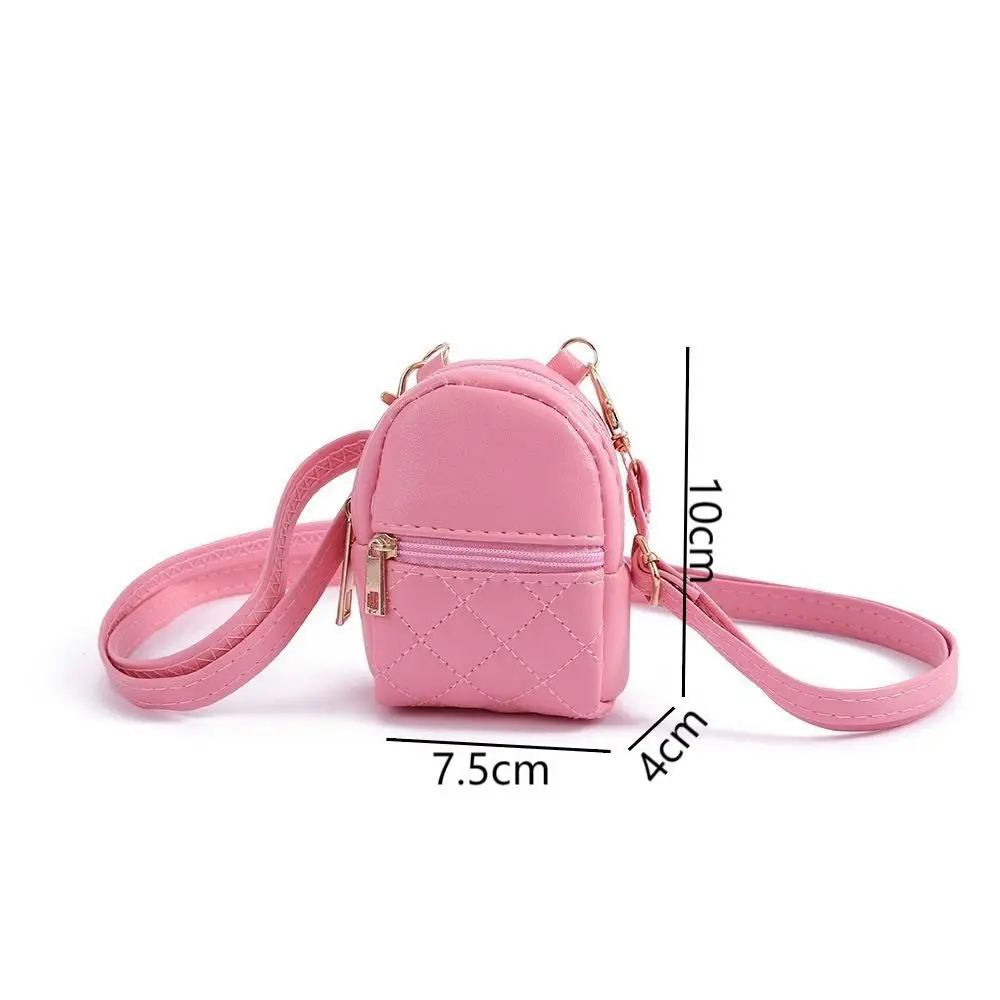 Zipper Coin Purse Portable Hanging Pendant Mini Backpcak Mini Bag Key Wallet Coin Wallet Children Women Girl Storage Pouch
