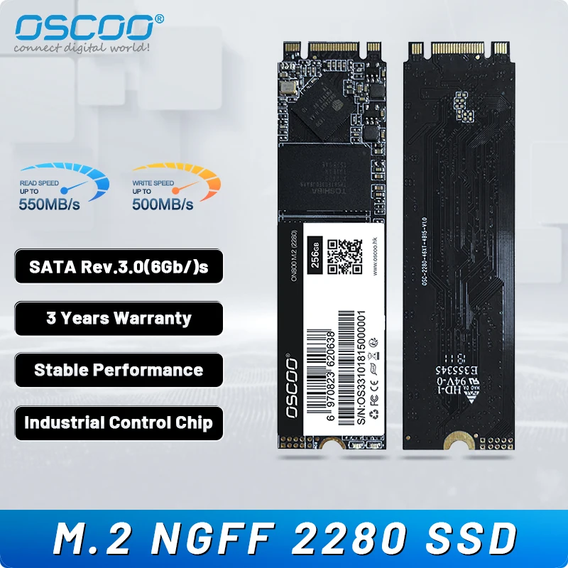 M2 2280 Ssd M.2 Sata 128Gb 256 Gb 512Gb 1Tb Hdd 120G 240G Ngff Ssd Disco Rigido Disco Interno A Stato Solido Per Laptop Desktop