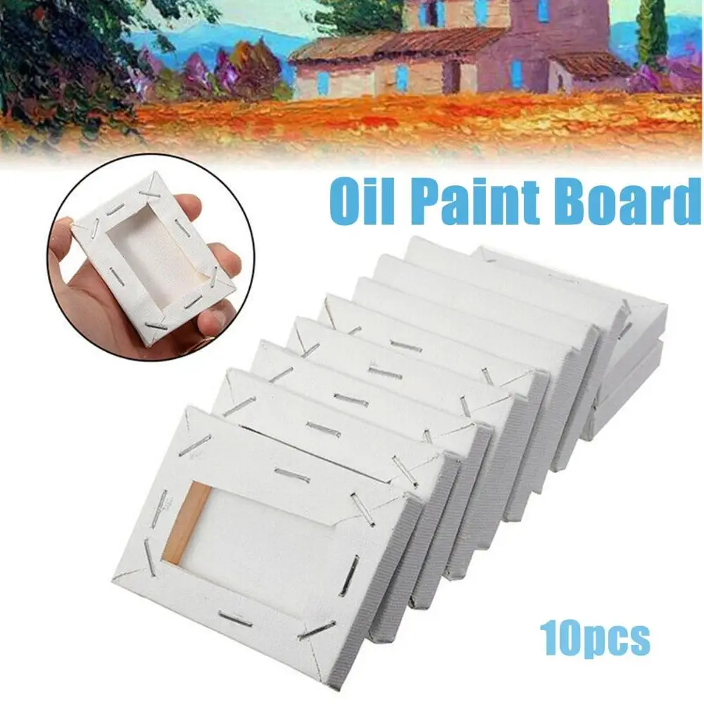 

Mini Blank Wooden Stretched For Primed Oil Acrylic Paint Frame Painting Supplies Oil Paint Board Artist Canvas
