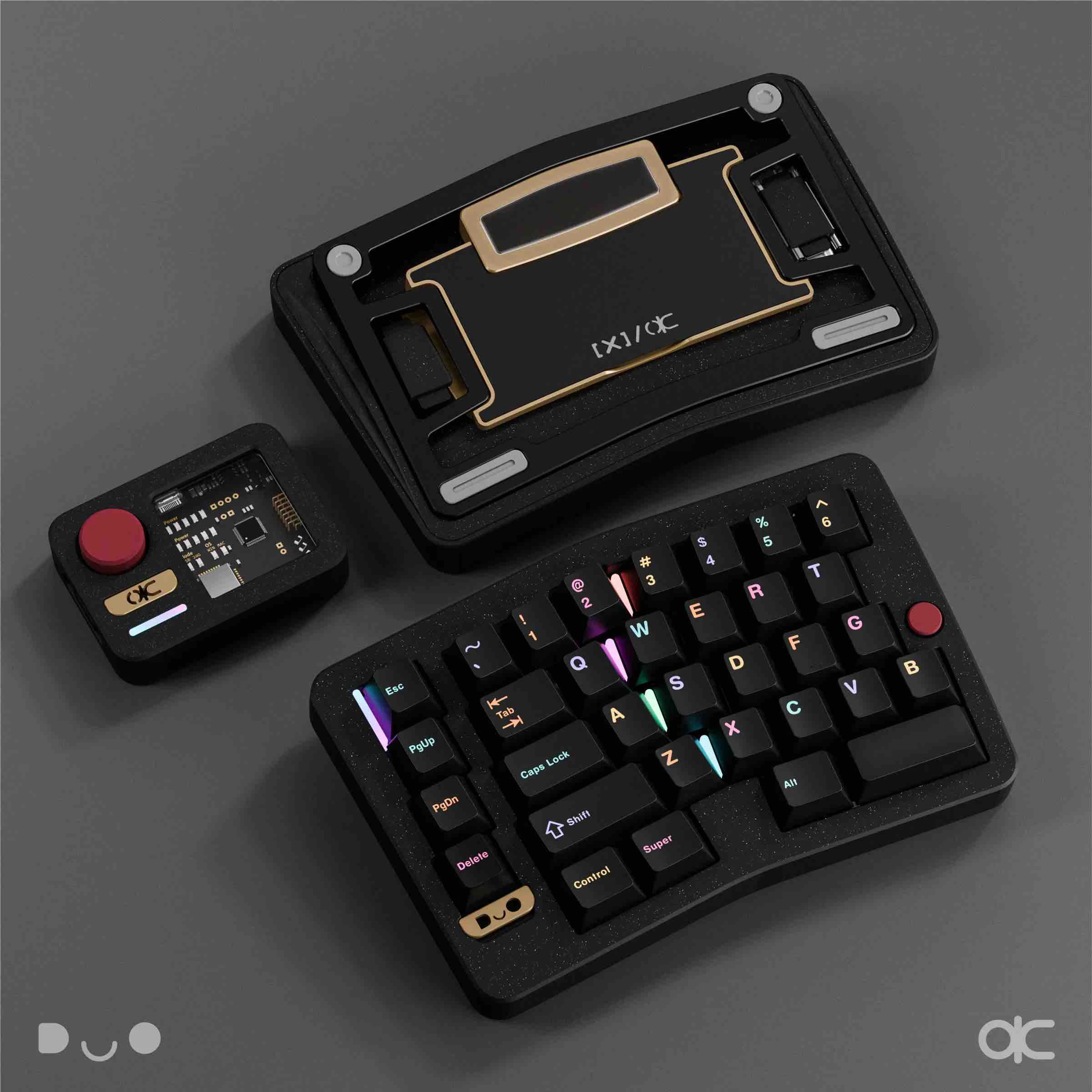 【訳あり】Qwertykeys Alice duo キーボード NEW Qwertykeys Alice Duo Split Mechanical Keyboard Kit Aluminum