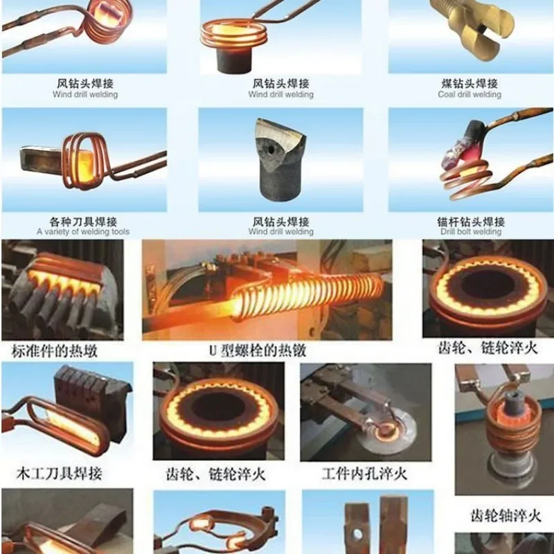 25KW 30-80KHz Dual Station High Frequency Induction Heater Furnace LH-25AB a