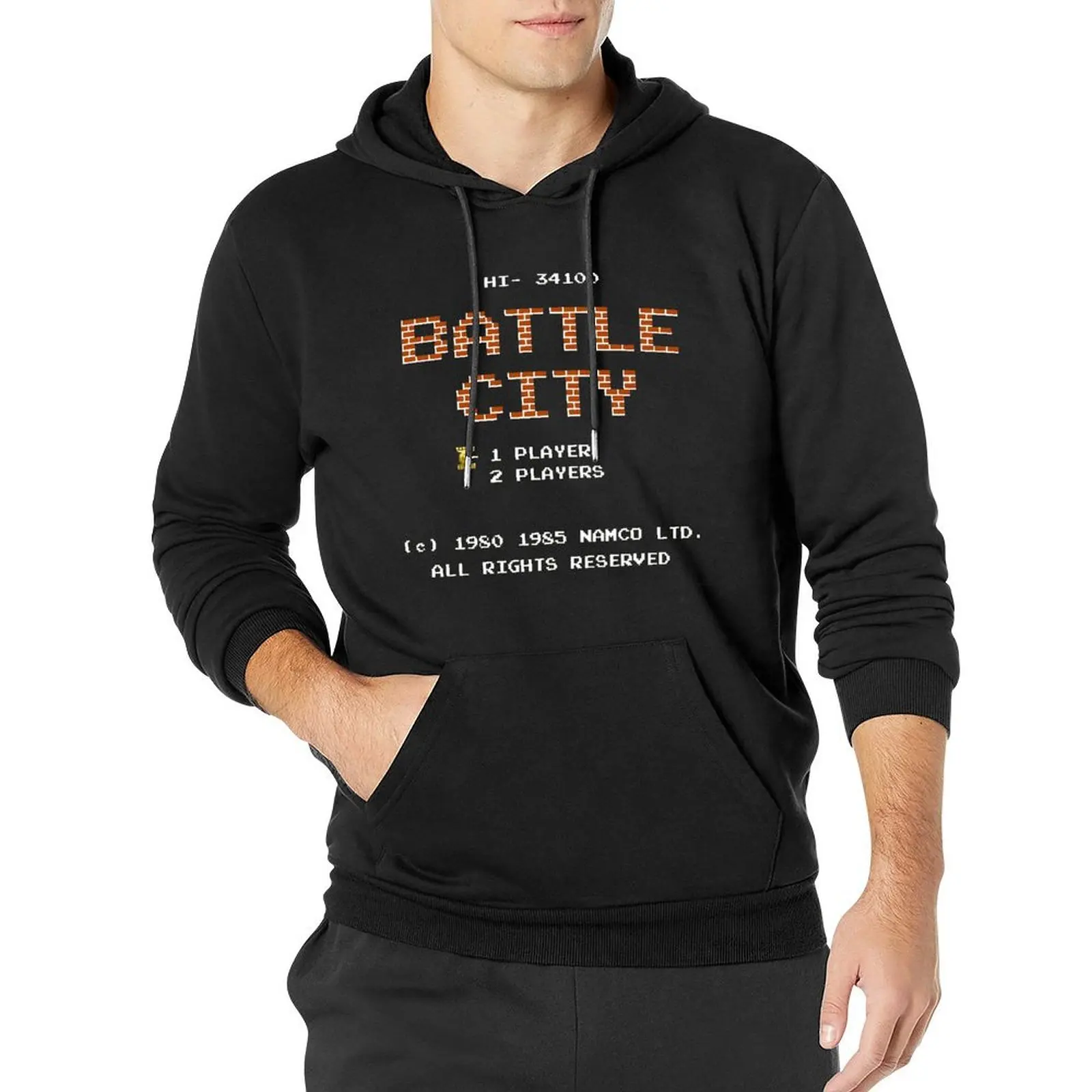 

Old School Game Loose Hoodies Male Battle City Street Fashion Hoodie Autumn Aesthetic Classic Hooded Shirt Big Size 4XL 5XL