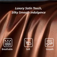 Lot de 3 slips de bain triangulaires en satin de soie glacée pour homme, respirants, ultra doux, confortables et sexy 4
