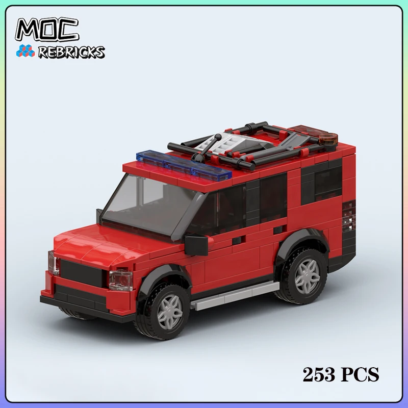 

253 шт., Детский конструктор MOC Fire внедорожник