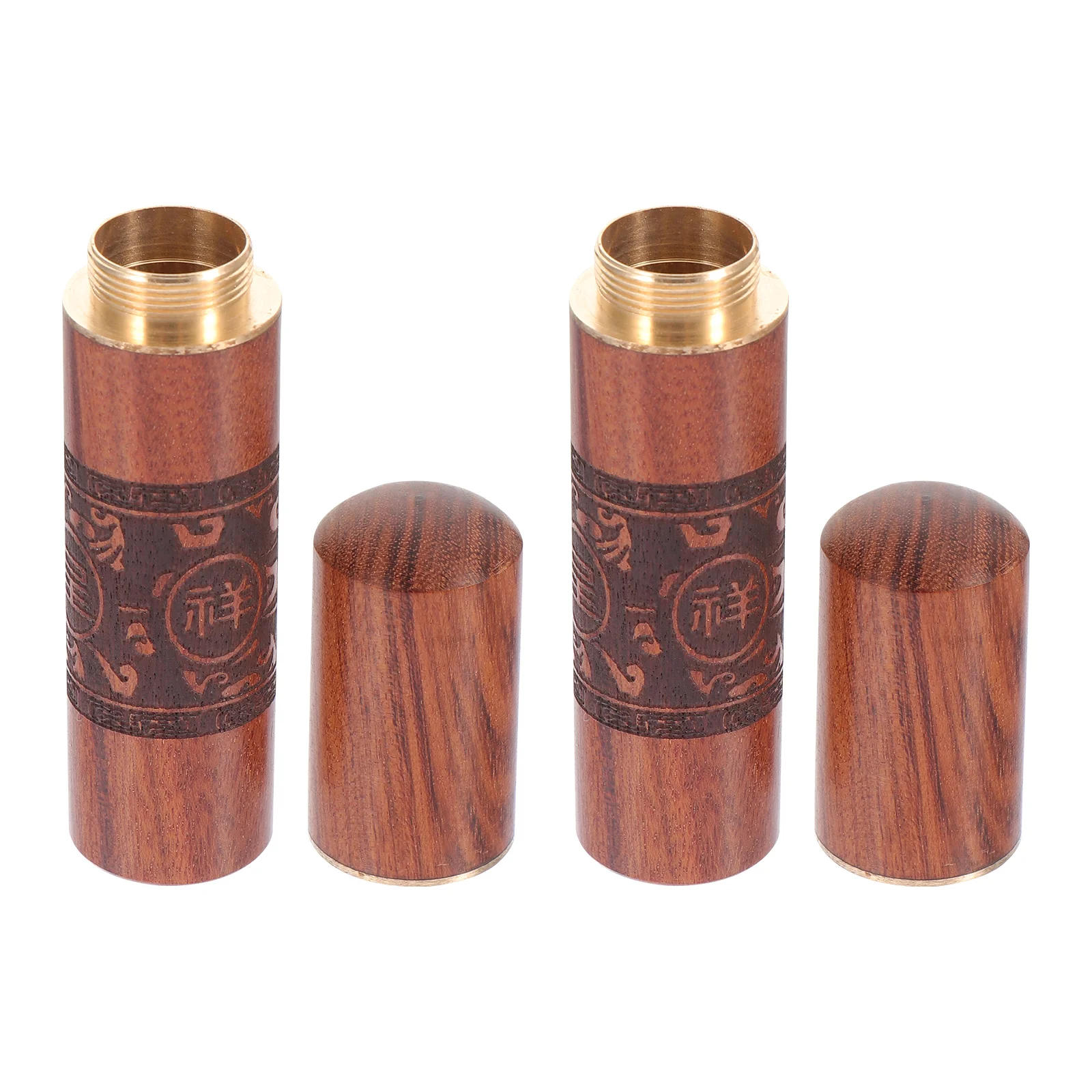 

2 Pcs Syringe Embroidery Needle Holder Sewing Pin Accessories Storage Needles Safety Metal Tube