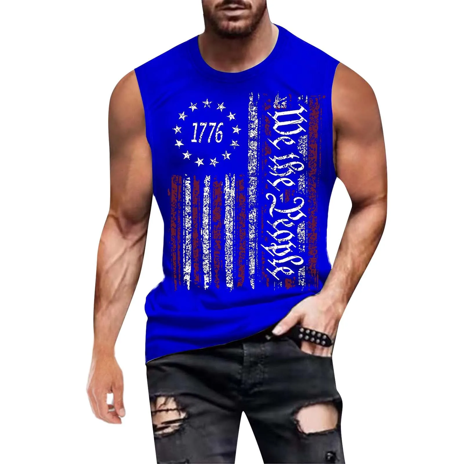 Mens US Flag Prints Tank Tops Vest Sleeveless Shirts Workout Athletic Tank Tops Quick Dry camiseta de tirantes hombre NEW| | - AliExpress