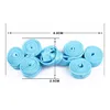 5 Pairs Chinese Cheongsam Tang Suit Buttons Knot Fastener Sewing Three Rounds Cloth Buckle Traditional Handcraft  Accessories 6
