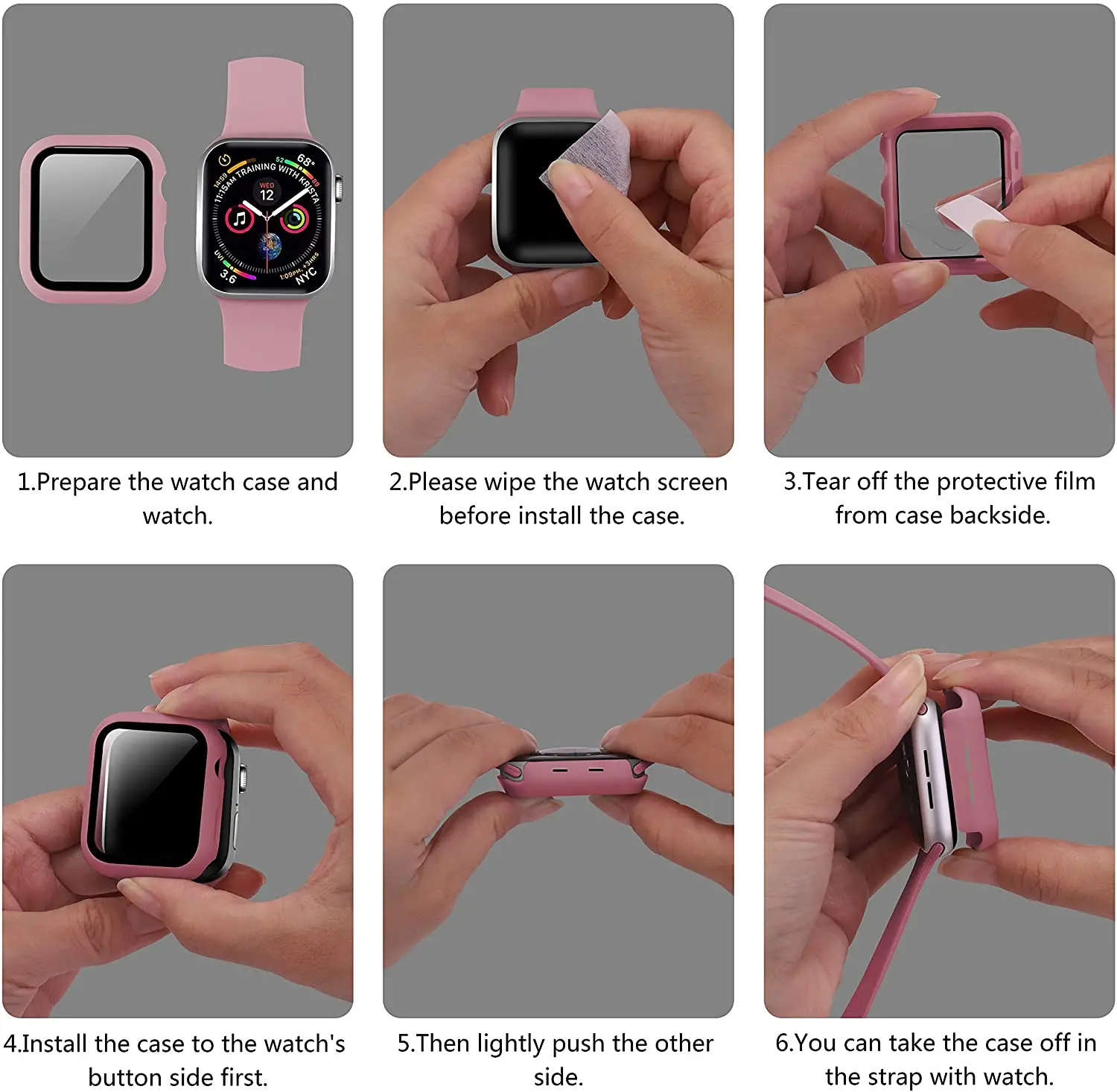 Premium Anti-Drop Protective Glass Case with Tempered Film