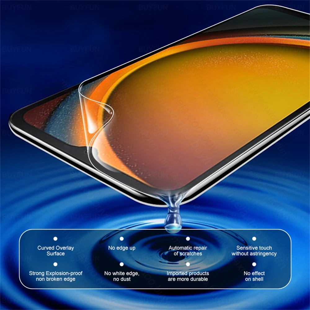 Premium 3-Pack Soft Hydrogel Film Screen Protector - Advanced Protection
