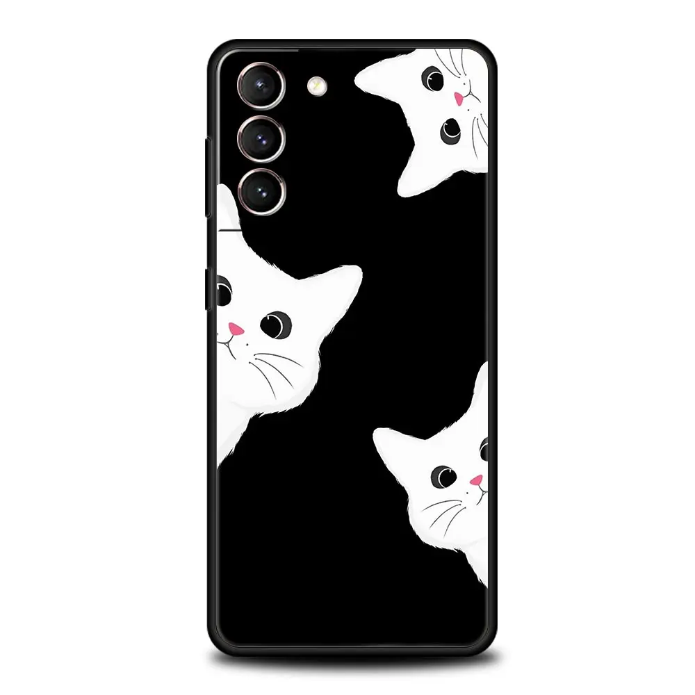 Charming Cat Soft Silicone Phone Case