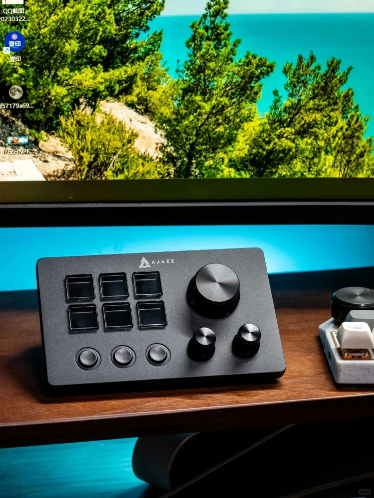 AJAZZ AKP03E/AKP05E/N1 Console Keyboard Desktop Assistant Panel