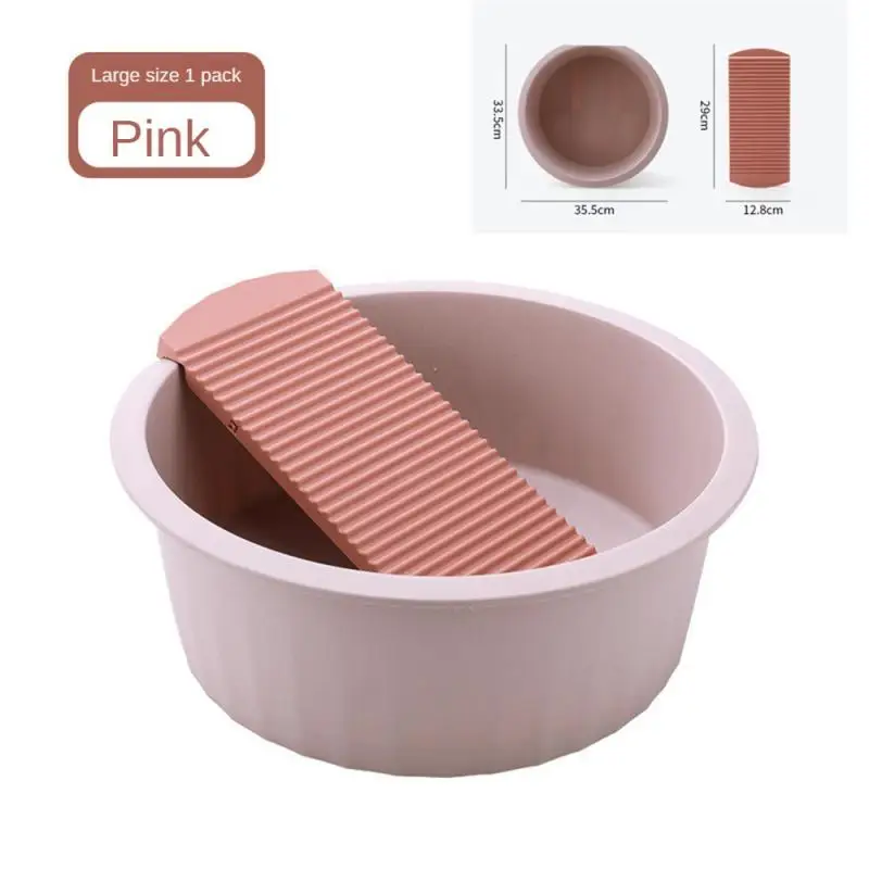 Cleaning Basin Simple Household Bathroom 0.3kg Portable Basins Washbasin Thickened Drop-resistant Plastic Bathroom Products
