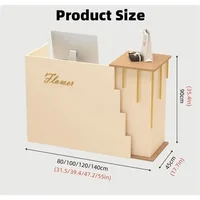 Reception Desk, Front Desk, Retail Counter with Drawers, Cash Register Counter for Checkout, Lobby, Salon, Retail, Modern Large 2