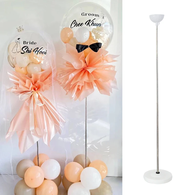 

208cm Adjustable Balloon Column Stand Base Wedding Birthday Party Ballon Holder Kids Baby Shower Supplies Baloon Support Arch