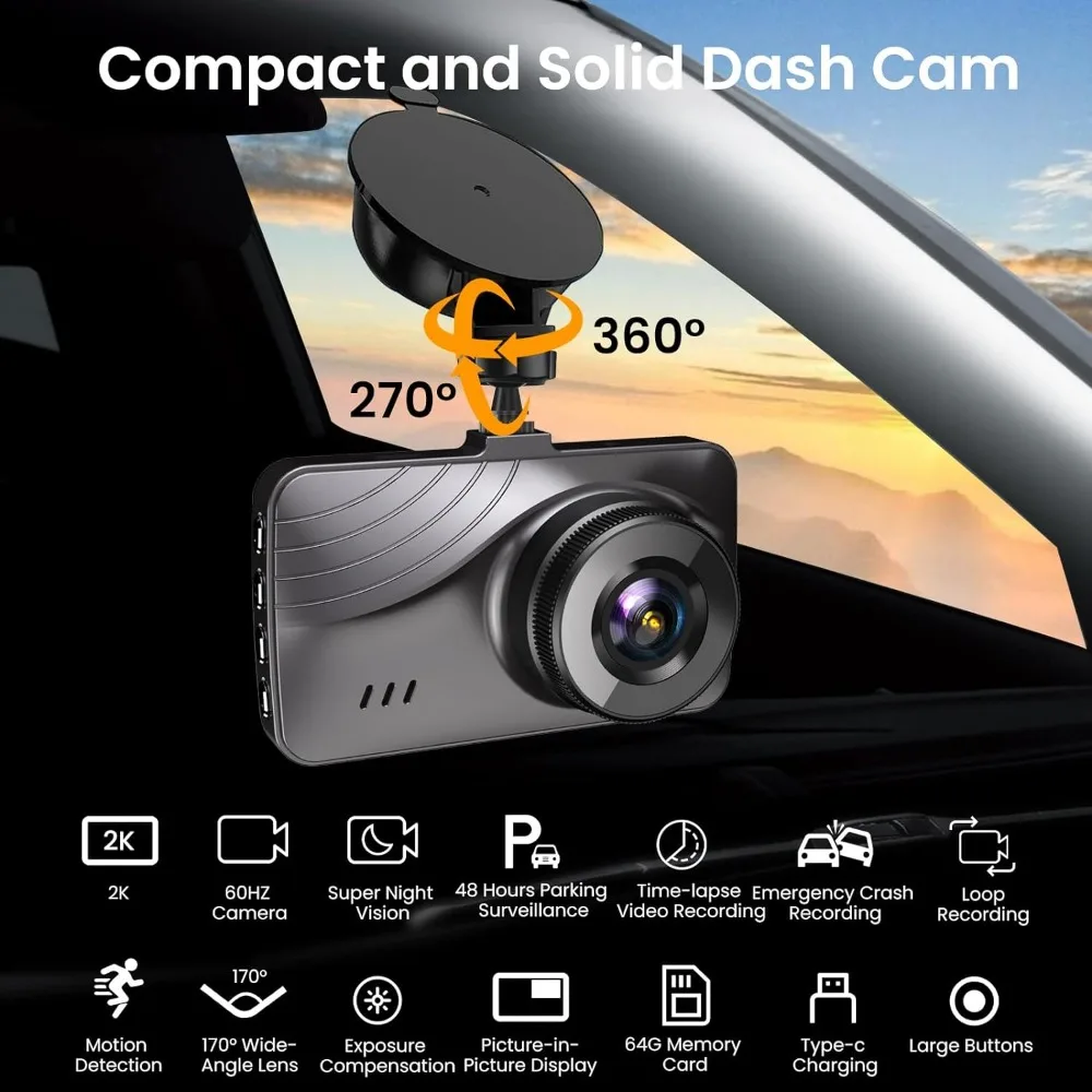 KQQ 2K  ķ Ĺ  ī޶, 64GB SD ī, 3.5 ġ ̴  ī޶,  ȭ, 24 ð   