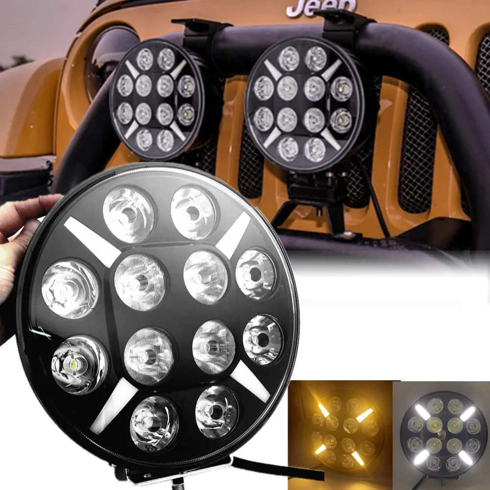 

Car Accessories 9Inch 120W Led Work Light 12V 24V Super Bright For Jeep Wrangler Toyota SUV 4WD 4X4 Offroad Auto Round Headlight