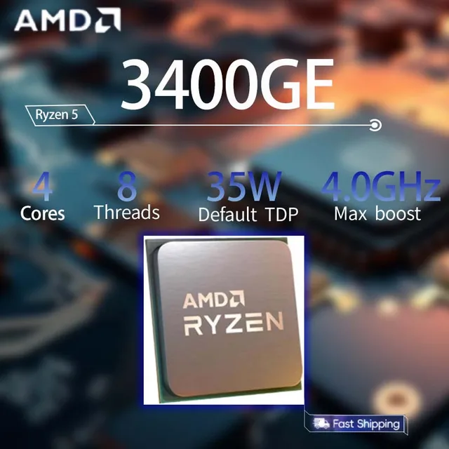 3400g Amd R5 3400ge Процессор AMD Ryzen 3400GE OEM (YD3400C6