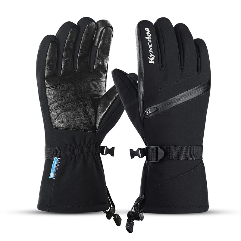 Winter Waterproof Warm Cycling Gloves Men Windproof Thermal Sports Motorcycle Bike Bicycle Glove Male Racing Cycle Touch Glove