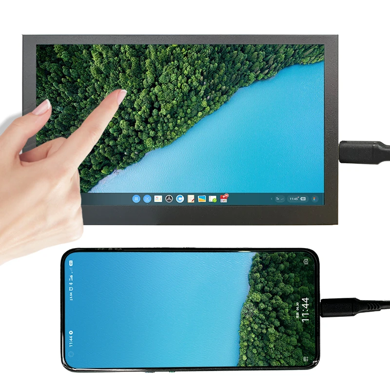 USBTypeC7inchIPSDisplay1024x600SmartphoneExternalMonitor7