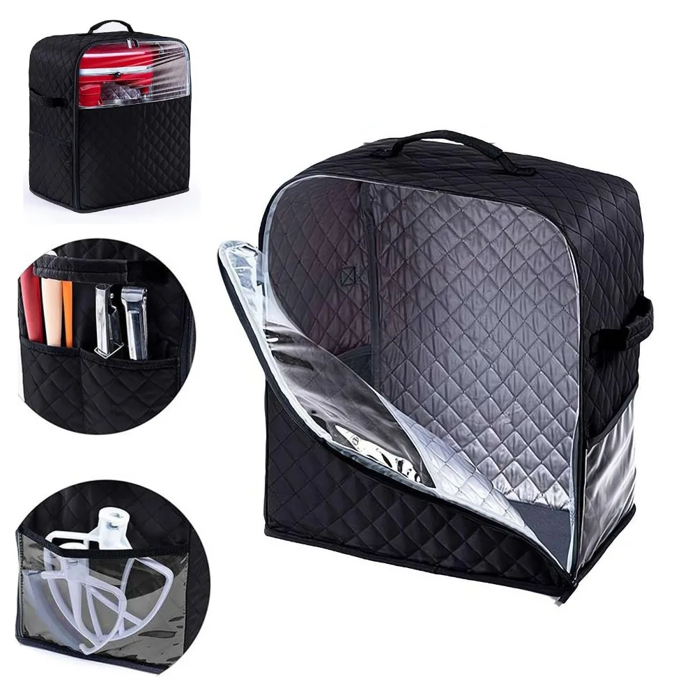 for Kitchen Aid Mixer Mixer Dust Cover Multi Pockets Waterproof Blender Covers Organizer Bag Durable Organizer