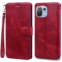 For Xiaomi Mi 11 Lite Case Xiaomi 11 Lite NE 5G Leather Wallet Flip Case For Xiaomi Mi 11 Lite / Mi11 11i Case Cover Coque Funda 1