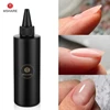 MSHARE Clear Rubber Base Gel Coat Thicker Nails Strengthen Alignment Base Soak Off 250ML Level Up 1