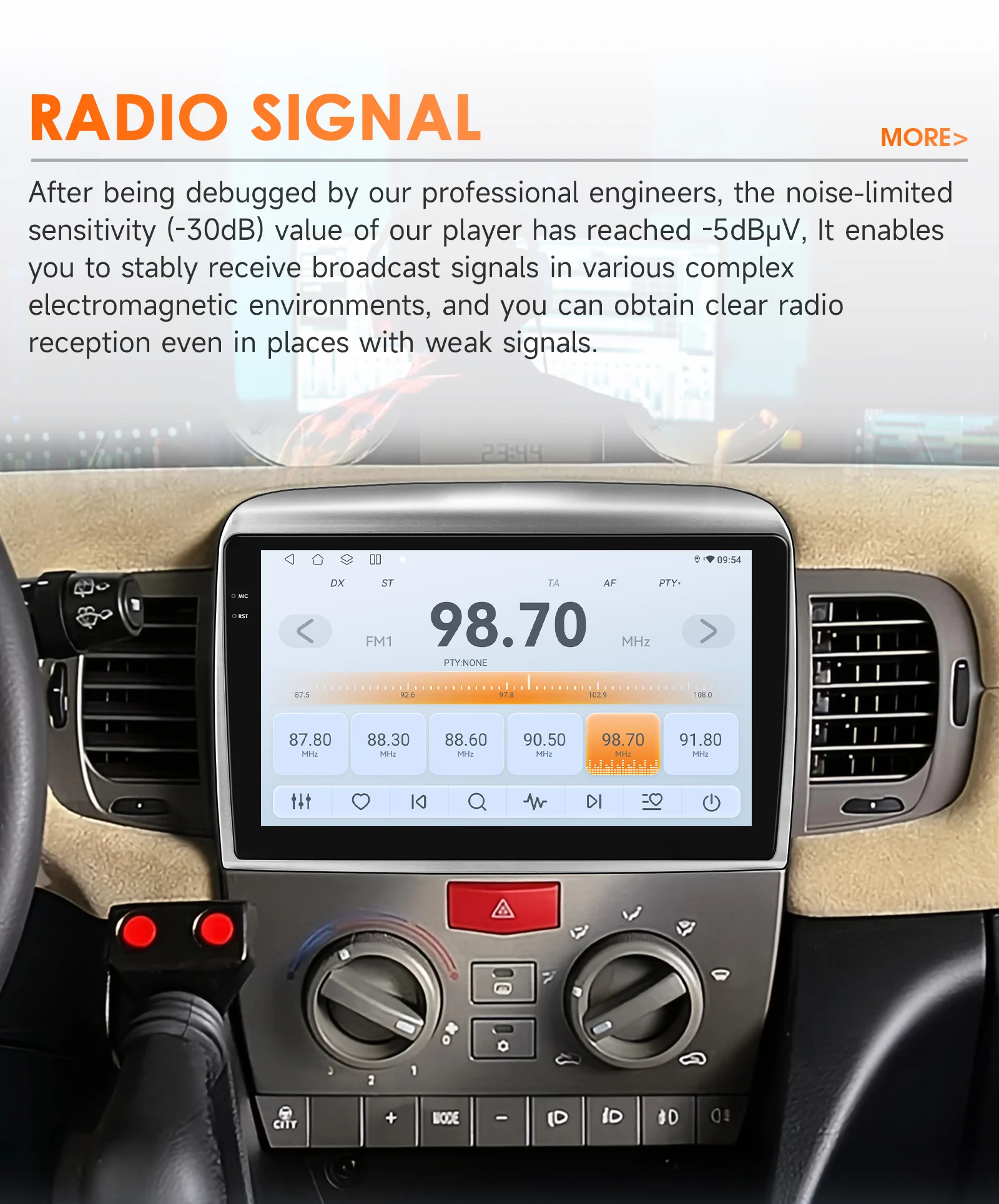 Hizpo Carplay 4G Android 14 8581 AI Systeme Auto Radio für Lancia Ypsilon 2006-2011 Multimedia Player GPS 2din Autoradio Video – Detail 21